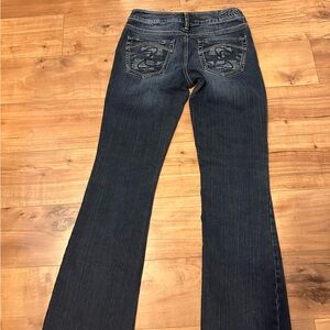 Straight leg cut jeans